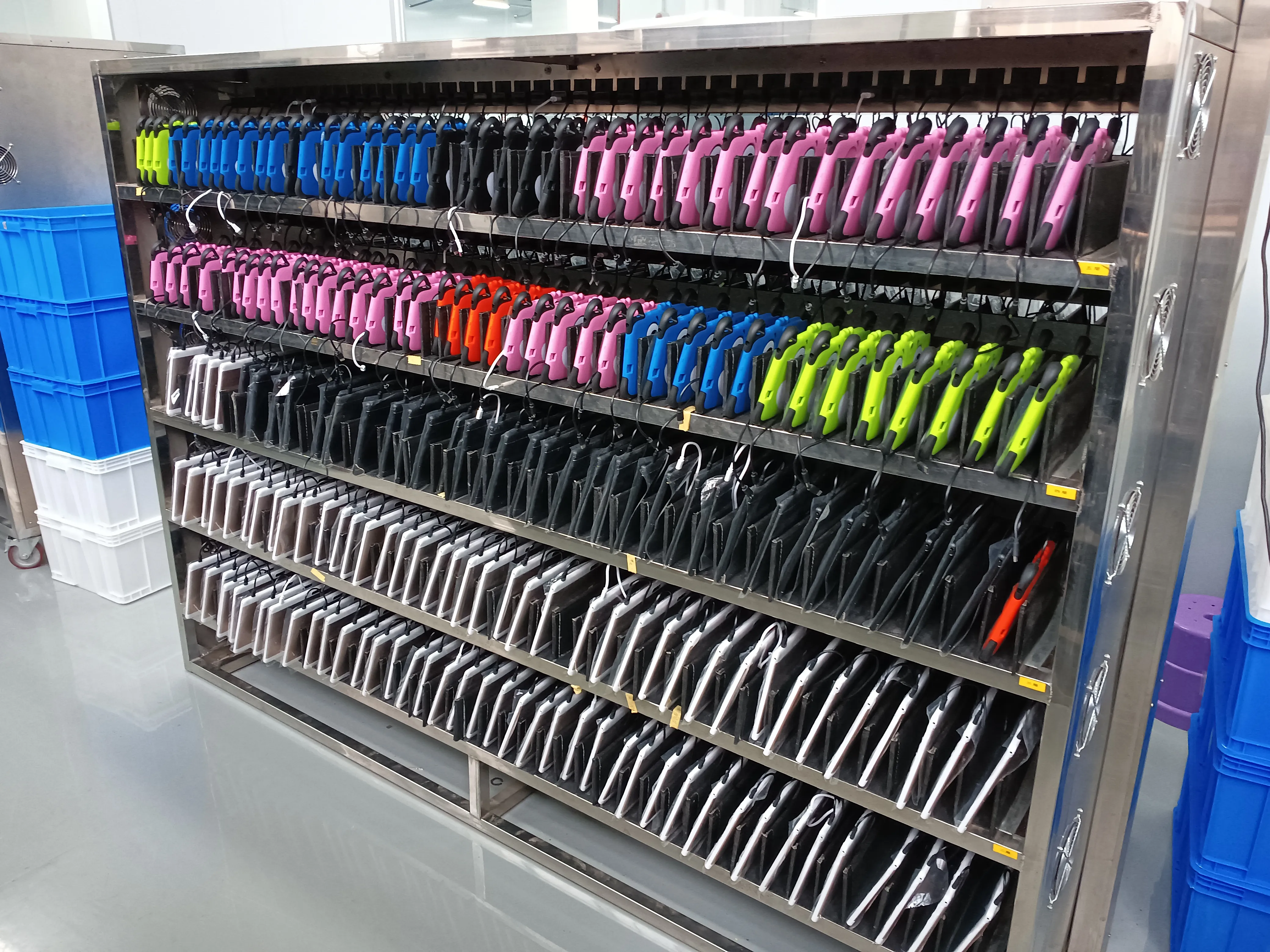 Android tablet assembly line at Wintouch factory Dongguan