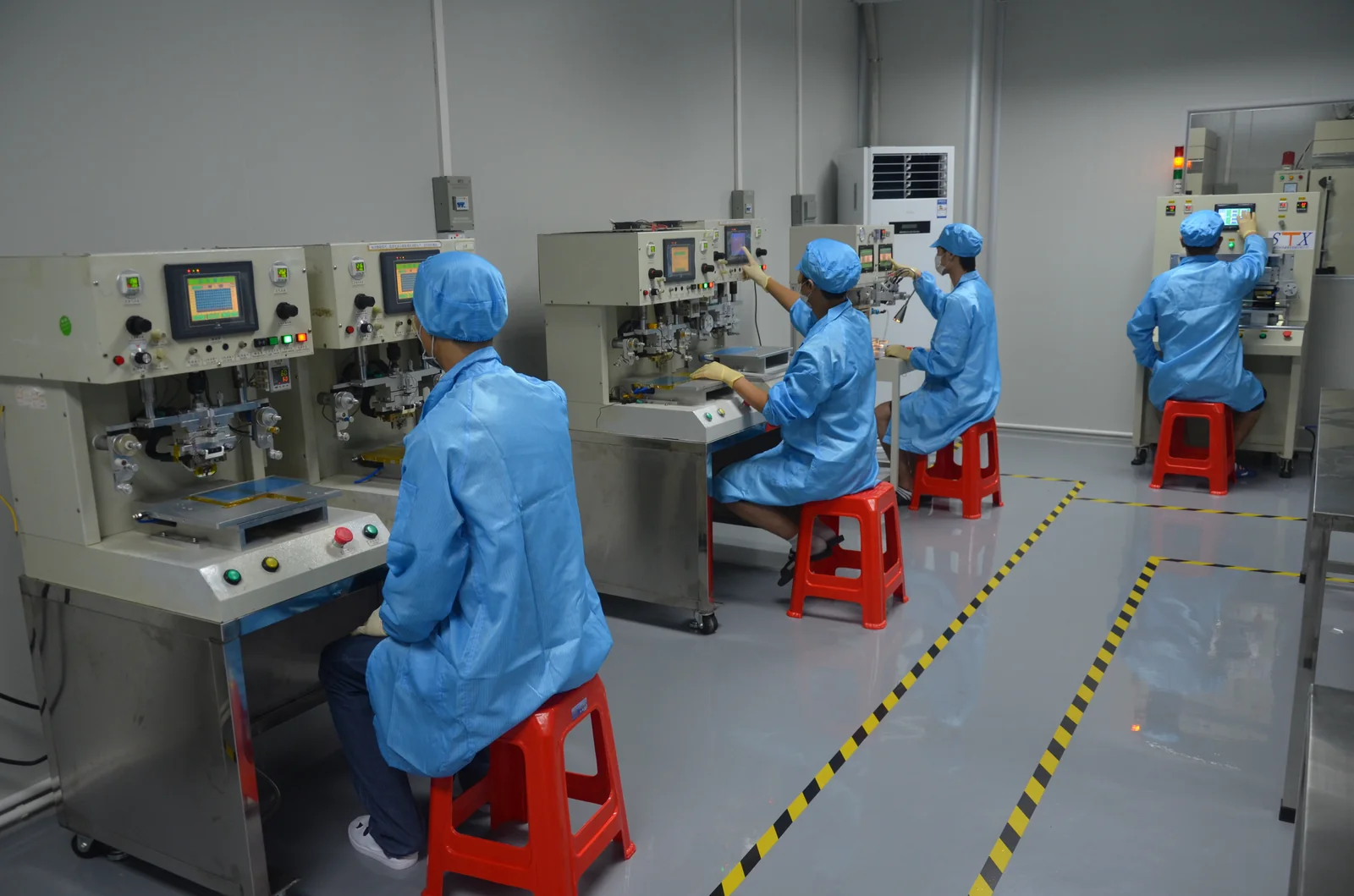 Flex cable pressure repair workstation — tablet manufacturing