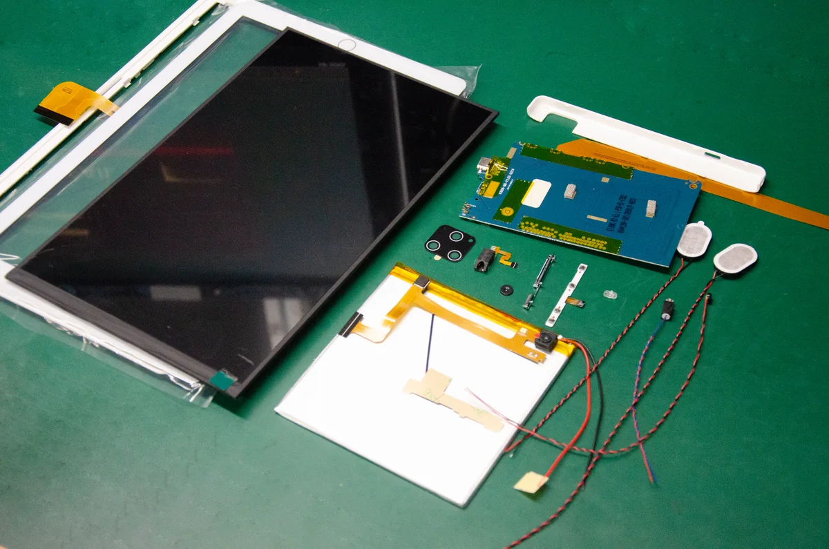 Wintouch OEM tablet manufacturing process step 04 — Bulk Production