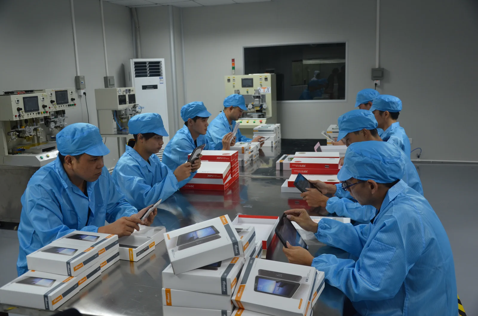 Quality control and final inspection — Wintouch tablet manufacturing