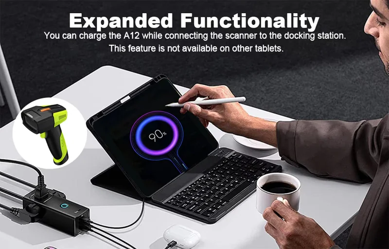 Wintouch A12 Tablet 10.95-inch IPS — in-use lifestyle