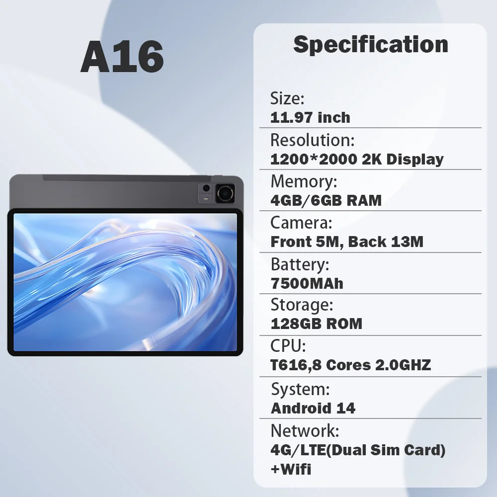 Wintouch A16 12-inch Tablet 11.97-inch IPS — view 8