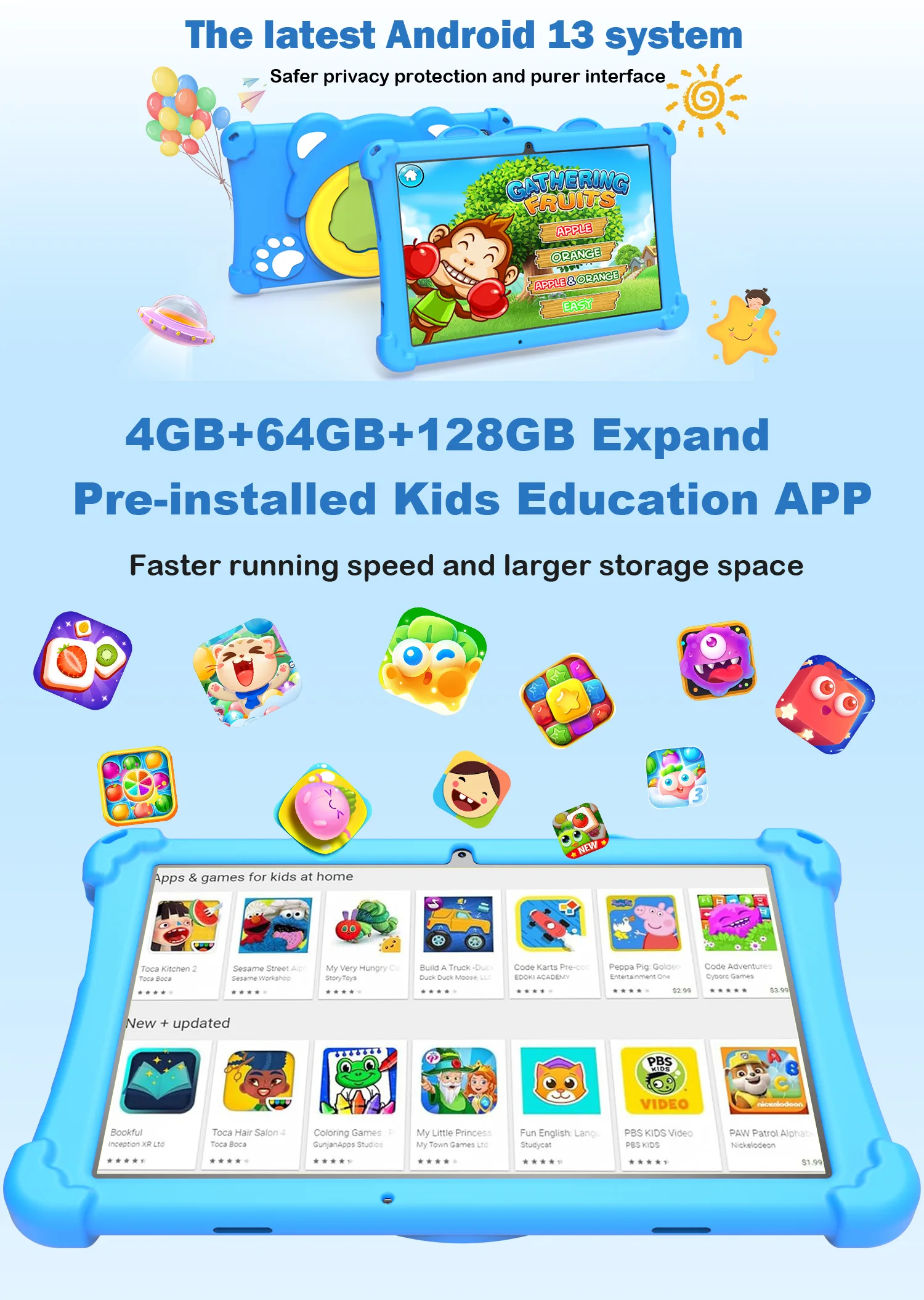 Wintouch A20-K Kids Tablet 10.1-inch IPS — display quality