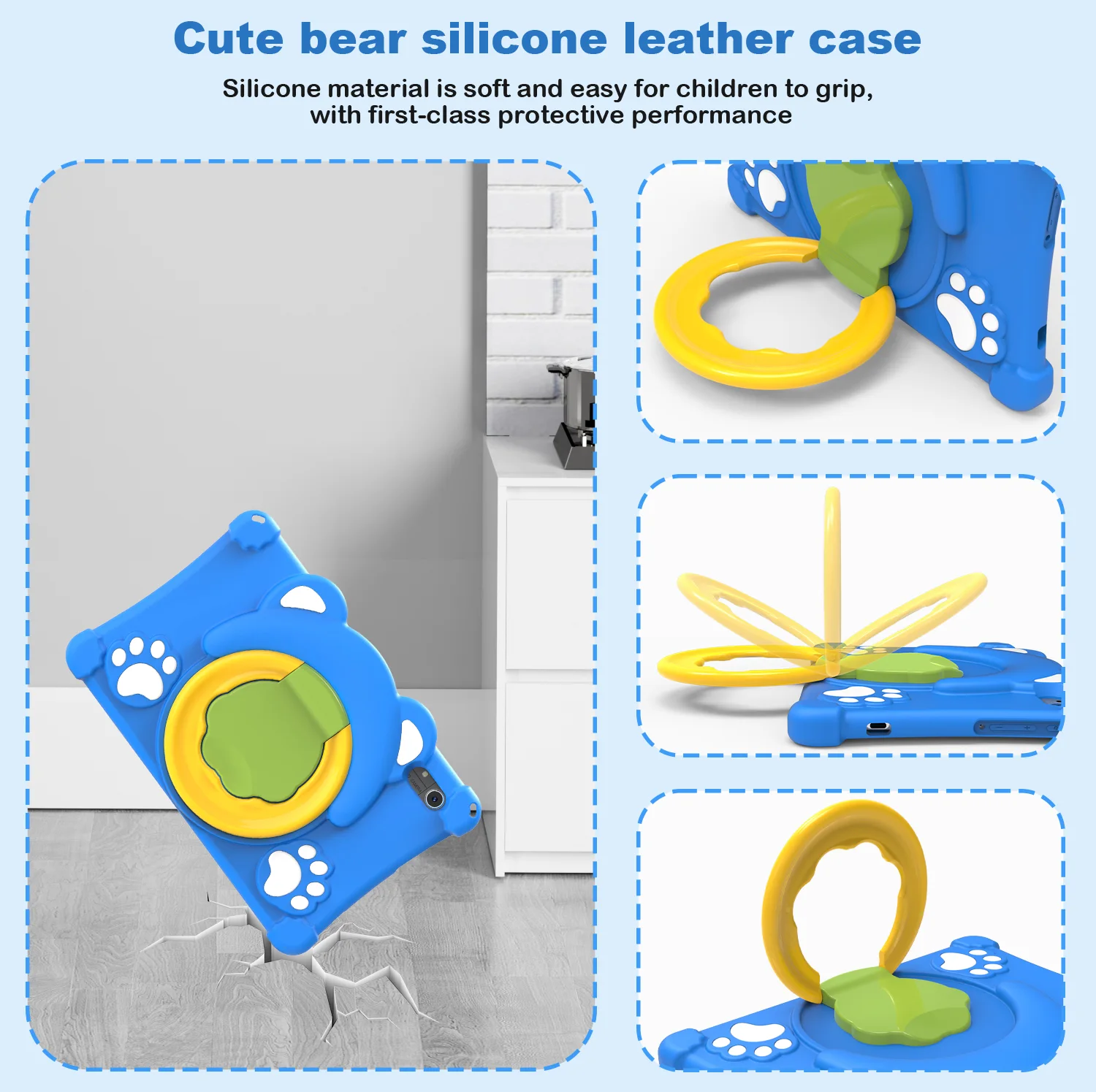 Wintouch A20-K Kids Tablet 10.1-inch IPS — side view