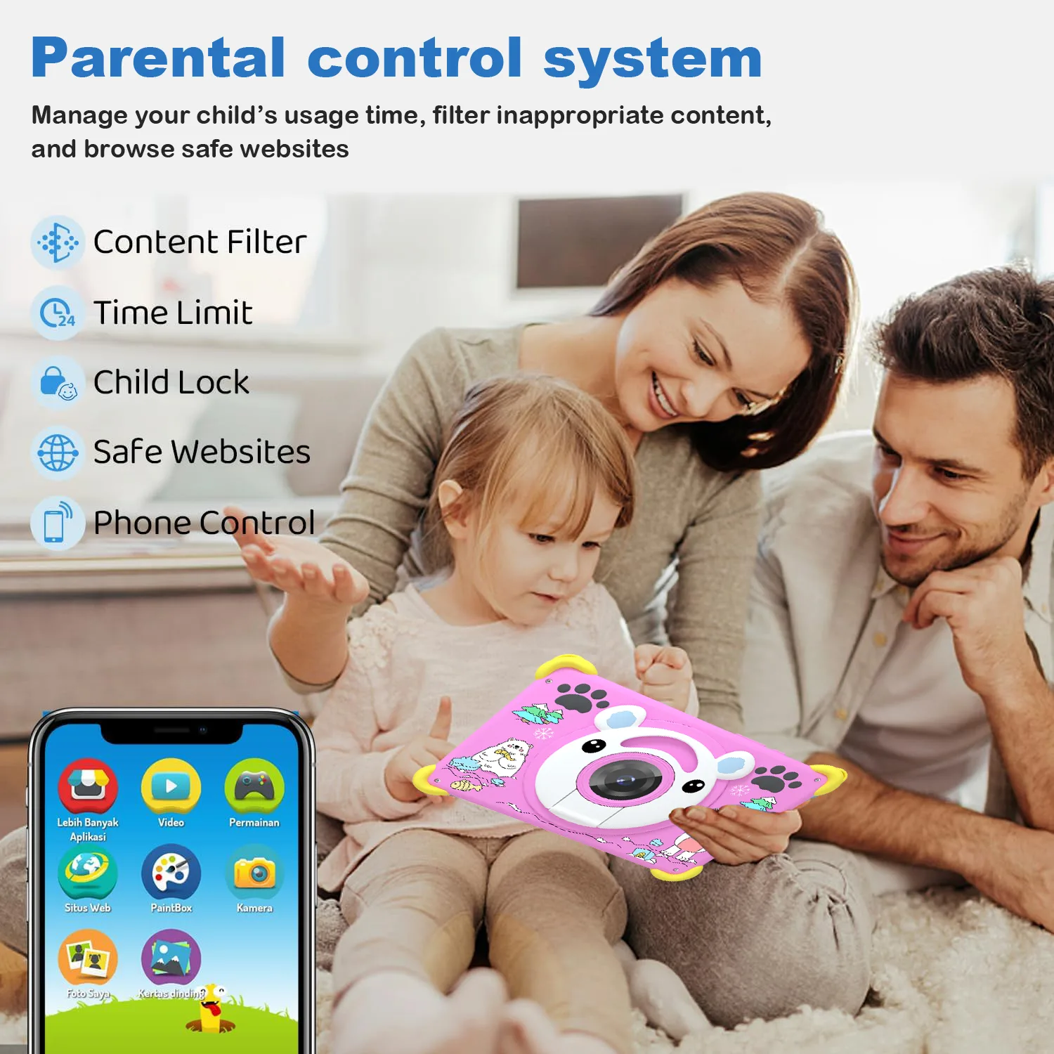 Wintouch Bear Kids Tablet 7-inch IPS — connectivity and ports