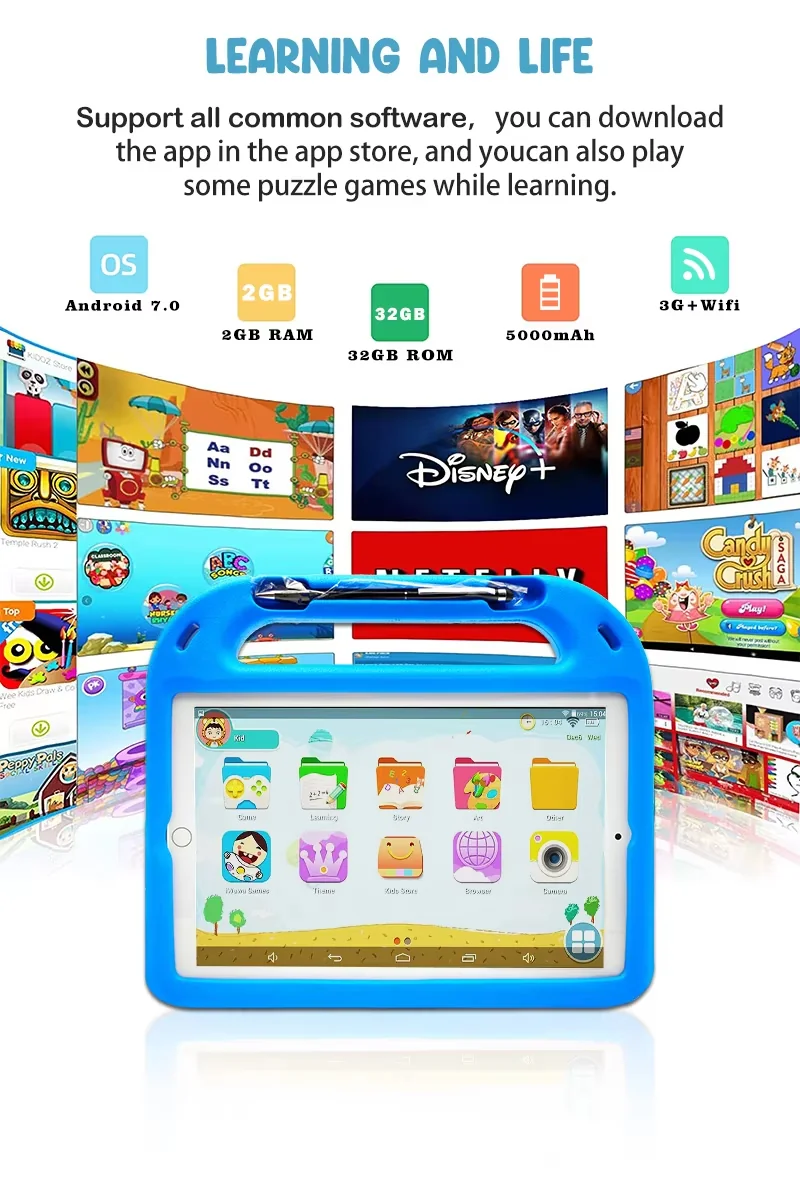 Wintouch K13 Kids Tablet 10.1-inch IPS — build and materials