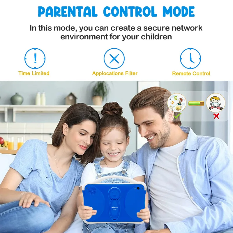 Wintouch K701 Kids Tablet 7-inch IPS — detail close-up