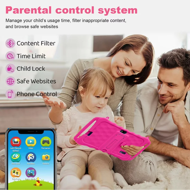 Wintouch K705 Kids Tablet 7-inch IPS — in-use lifestyle
