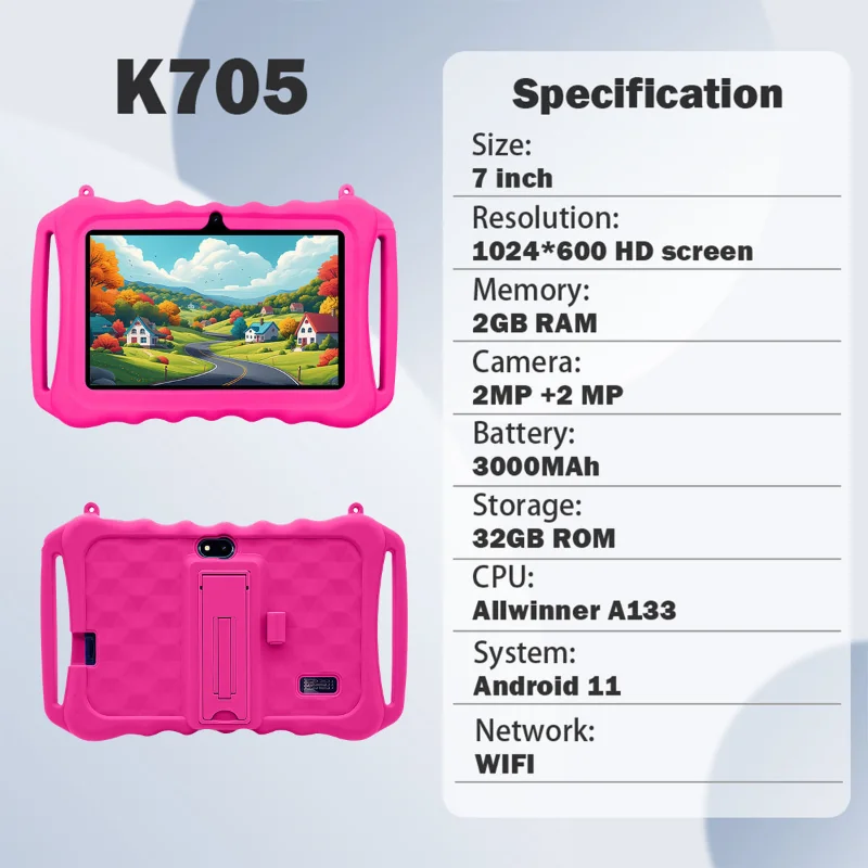 Wintouch K705 Kids Tablet 7-inch IPS — front view