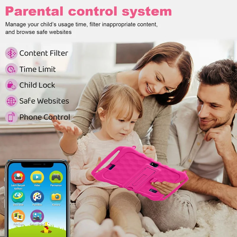 Wintouch K705 Kids Tablet 7-inch IPS — angled view