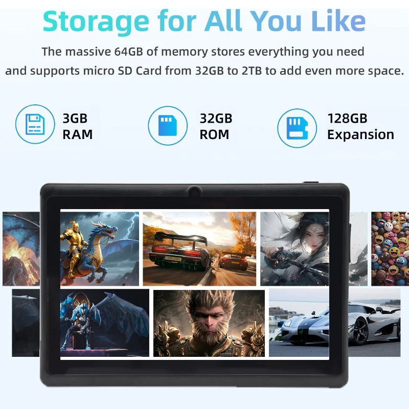 Wintouch K705A Adult Tablet 7-inch IPS — in-use view