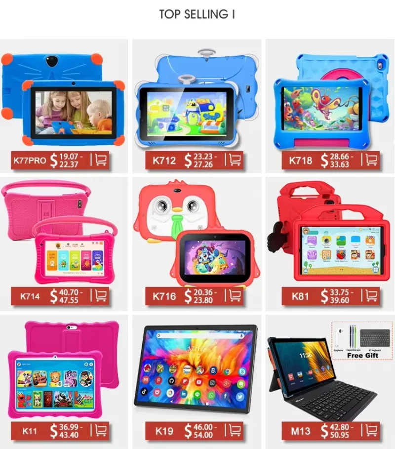 Wintouch K706 Kids Tablet 7-inch IPS — product overview
