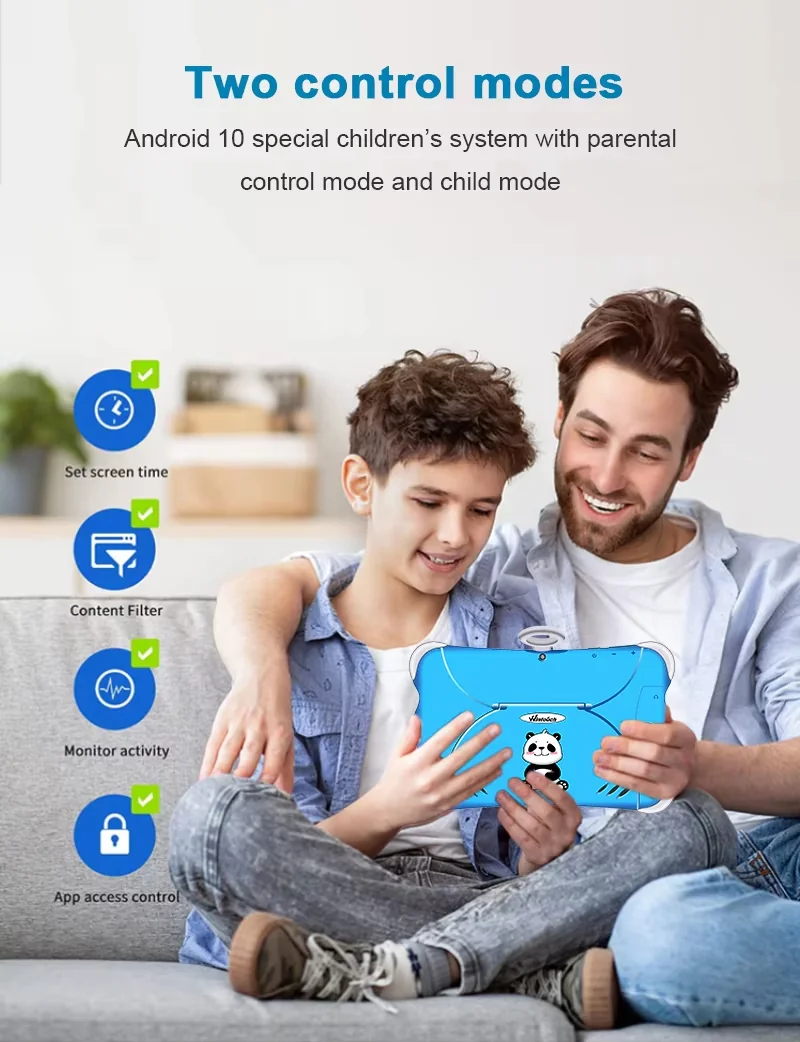 Wintouch K712 Kids Tablet 7-inch IPS — in-use lifestyle