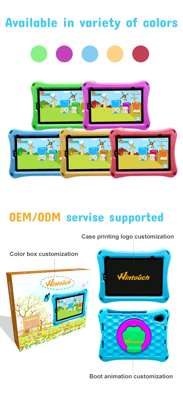 Wintouch K714 Kids Tablet 7-inch IPS — feature detail 4