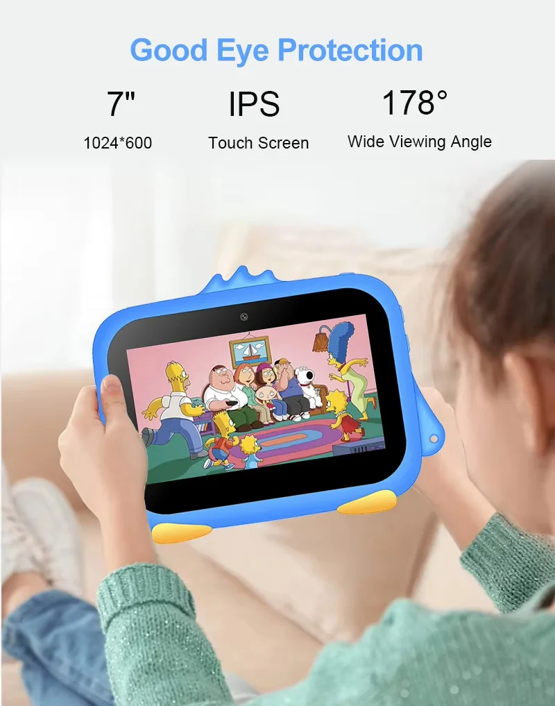 Wintouch K716 Kids Tablet 7-inch IPS — camera features