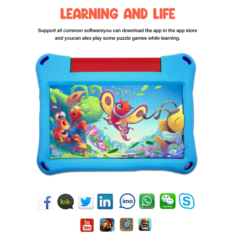 Wintouch K718 Kids Tablet 7-inch IPS — side view