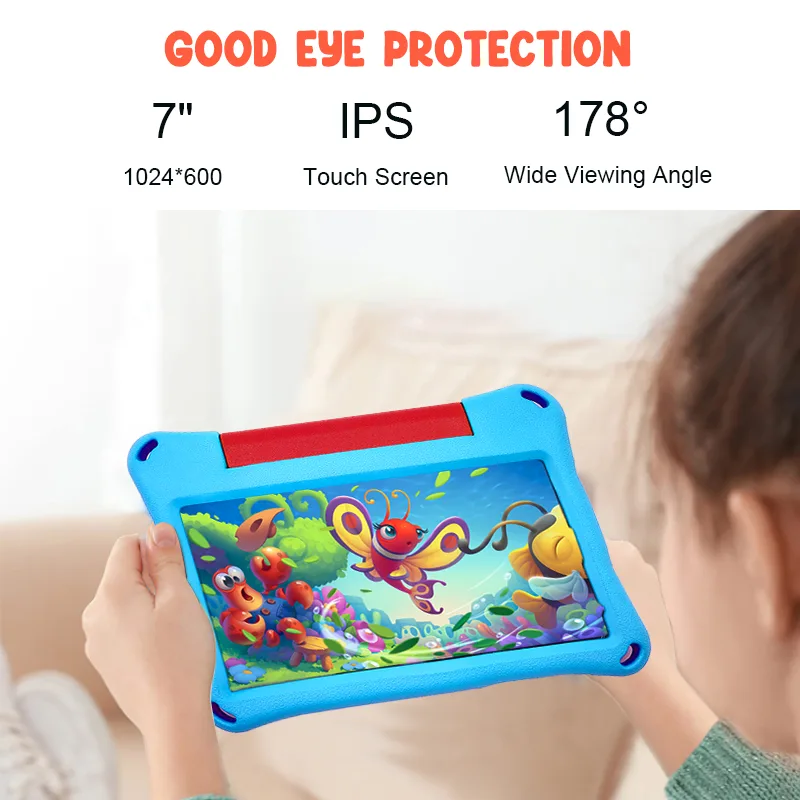Wintouch K718 Kids Tablet 7-inch IPS — angled view