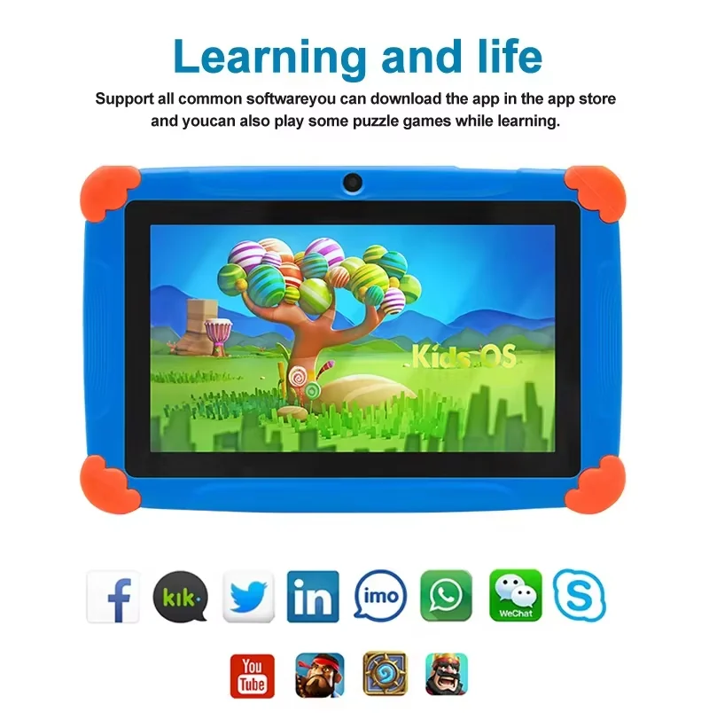 Wintouch K77 Kids Tablet 7-inch IPS — connectivity and ports
