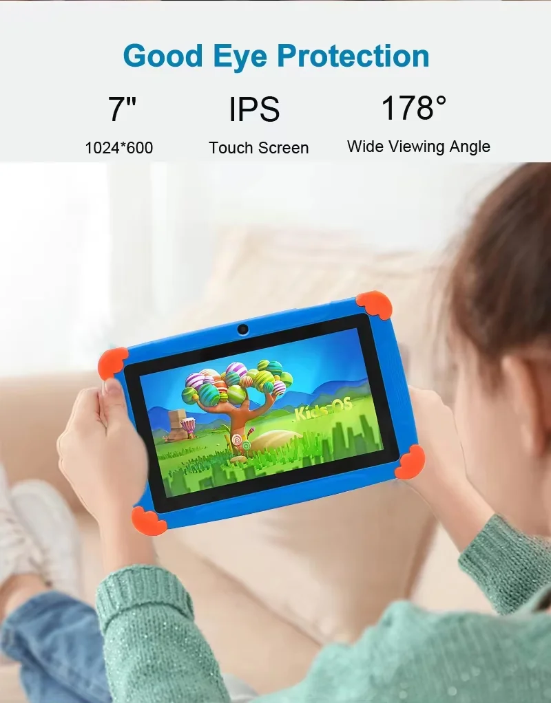 Wintouch K77 Kids Tablet 7-inch IPS — in-use lifestyle