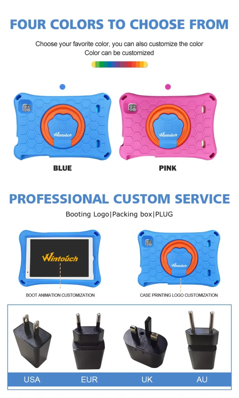 Wintouch K81PRO Kids Tablet 8-inch IPS — in-use lifestyle