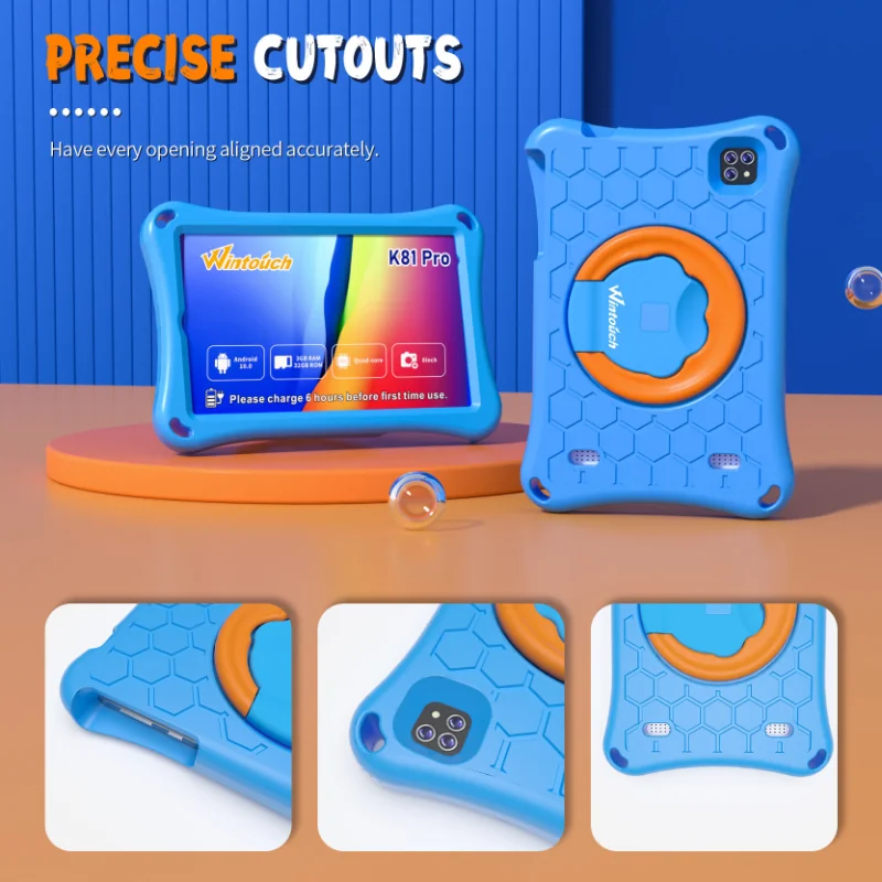 Wintouch K81PRO Kids Tablet 8-inch IPS — detail close-up