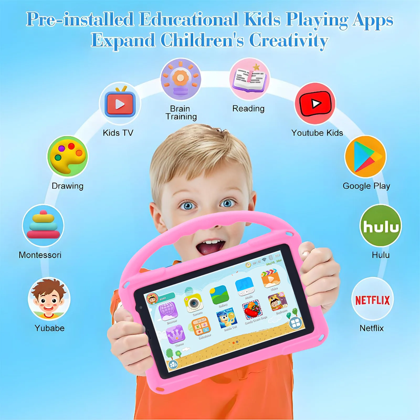 Wintouch K88T Kids Tablet 8-inch IPS — camera features