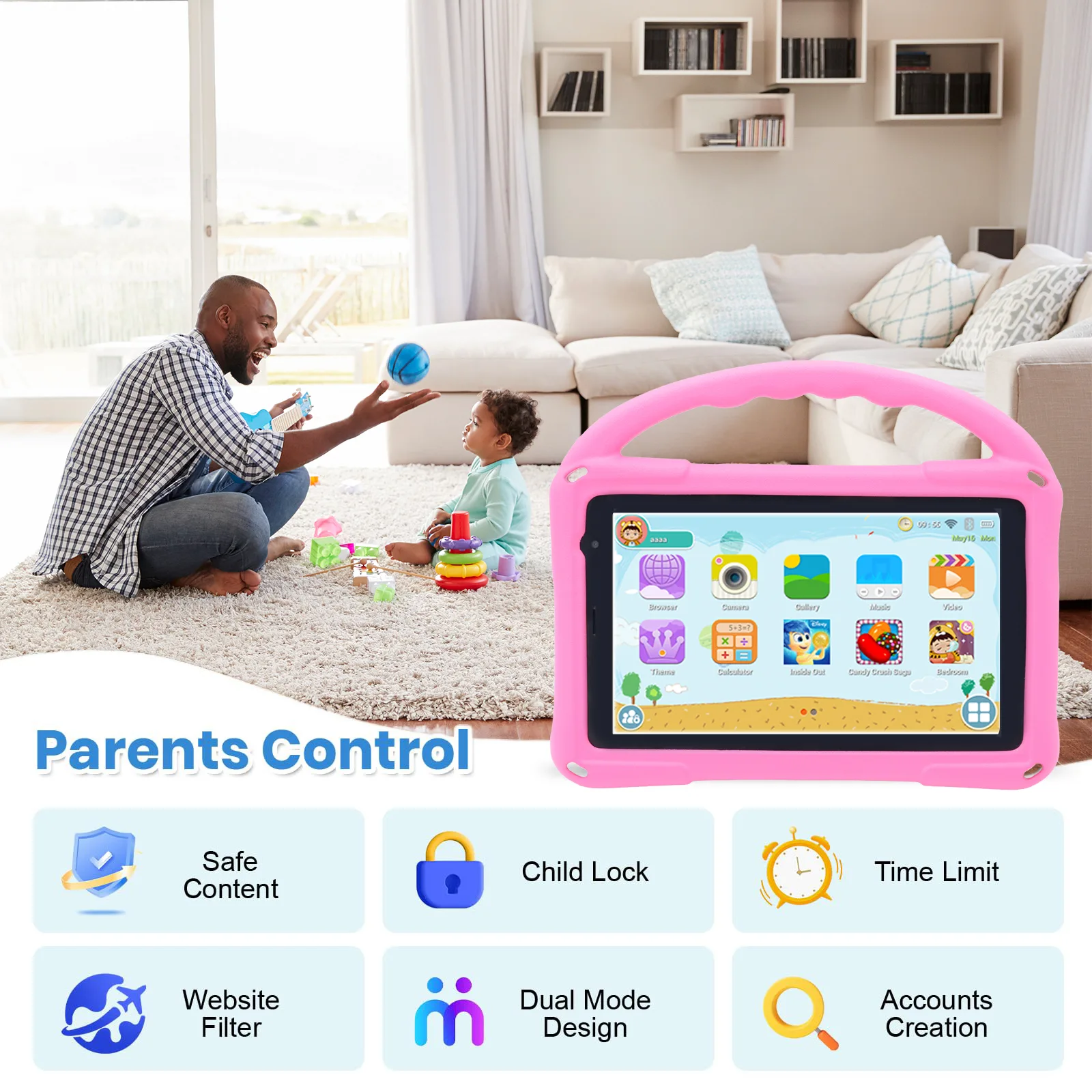 Wintouch K88T Kids Tablet 8-inch IPS — build and materials