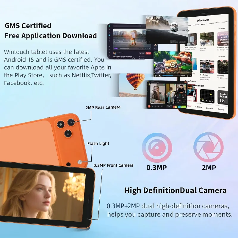 Wintouch Q701 Tablet 7-inch IPS — accessories included