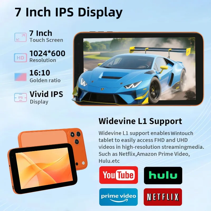 Wintouch Q701 Tablet 7-inch IPS — in-use lifestyle