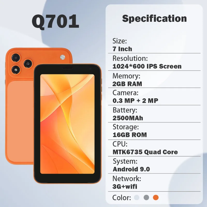 Wintouch Q701 Tablet 7-inch IPS — side view