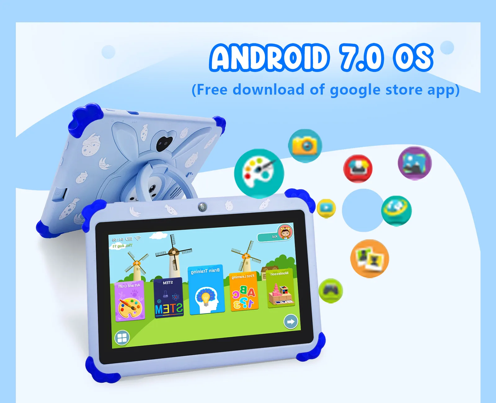 Wintouch Q706 Kids Tablet 7-inch IPS — packaging