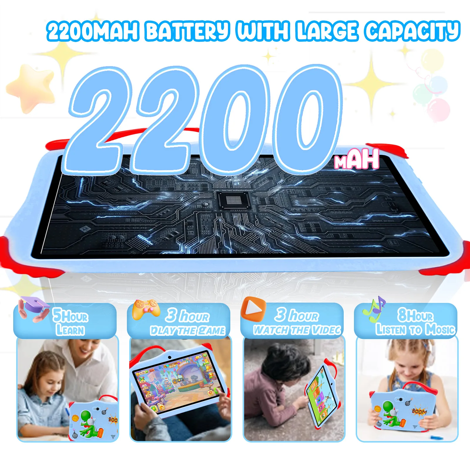 Wintouch Q707 Kids Tablet 7-inch IPS — durability and protection