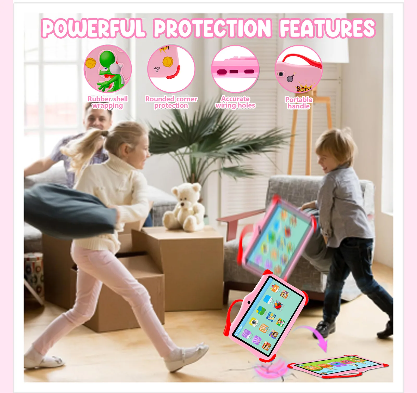Wintouch Q707 Kids Tablet 7-inch IPS — build and materials