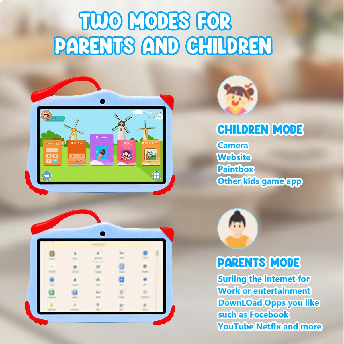 Wintouch Q707 Kids Tablet 7-inch IPS — view 3