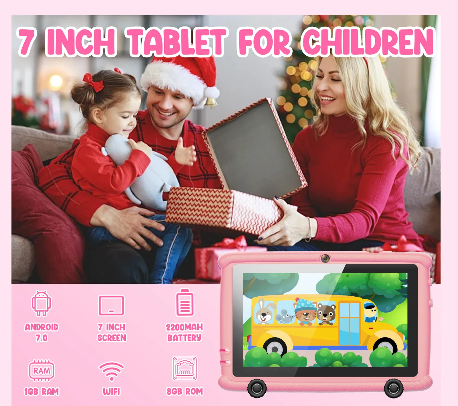 Wintouch Q708 Kids Tablet 7-inch IPS — product overview