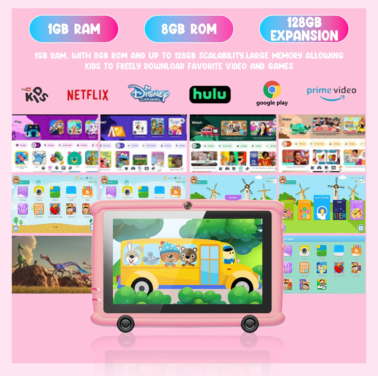 Wintouch Q708 Kids Tablet 7-inch IPS — battery and charging