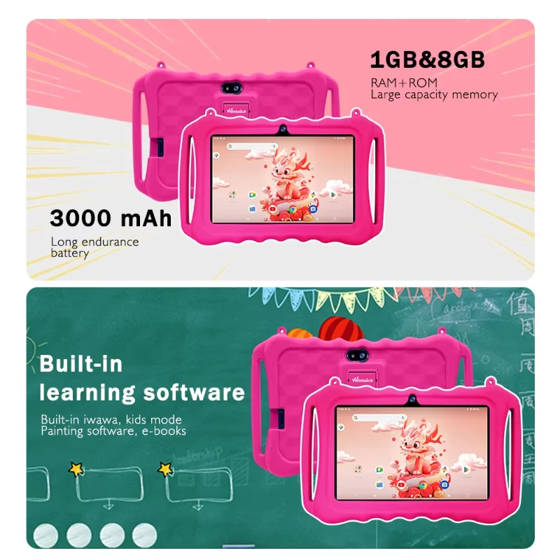 Wintouch Q75X-Pro Kids Tablet 7-inch IPS — build and materials