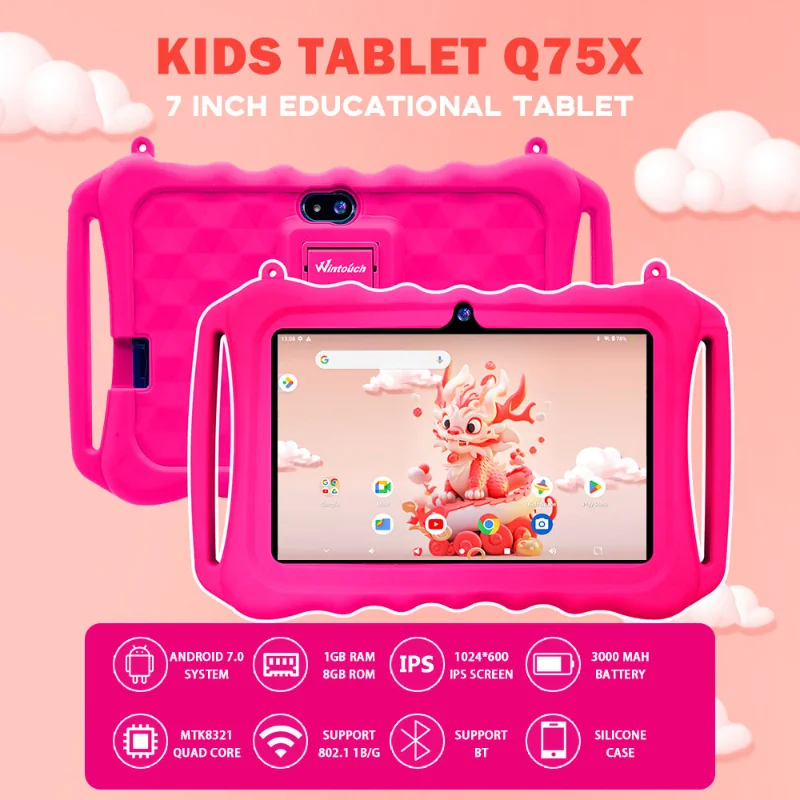 Wintouch Q75X-Pro Kids Tablet 7-inch IPS — in-use view