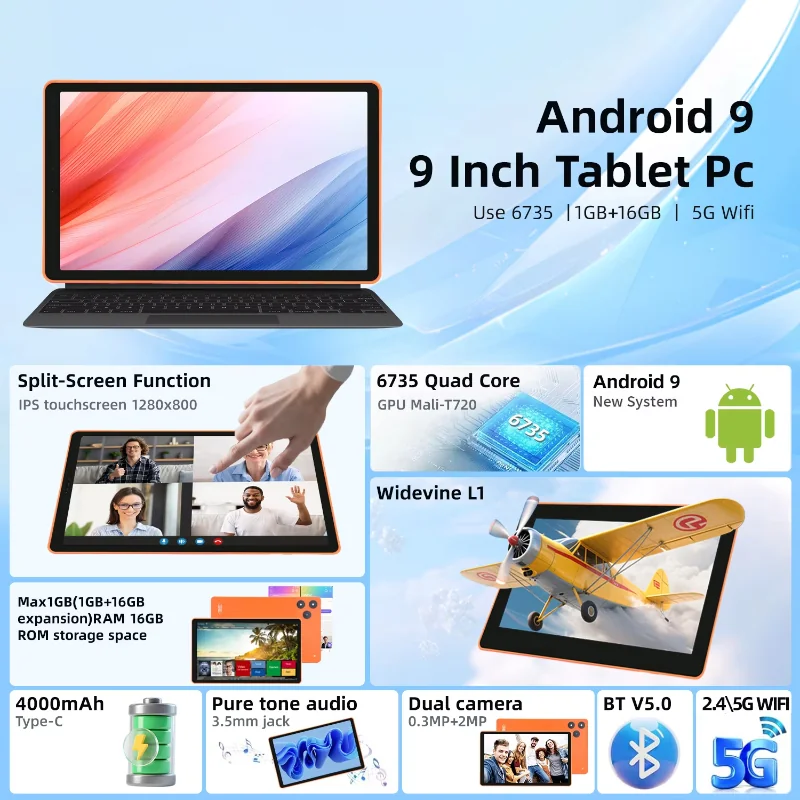 Wintouch Q901 Tablet 9-inch IPS — camera features