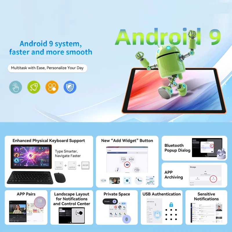 Wintouch Q901 Tablet 9-inch IPS — build and materials