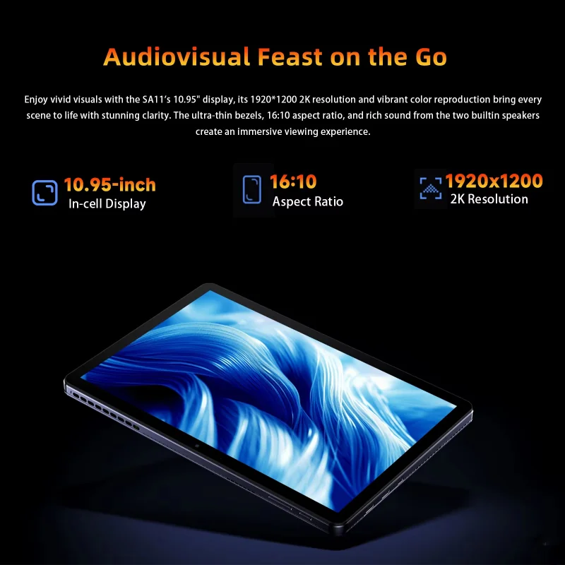 Wintouch SA11 Windows Tablet 10.95-inch IPS — in-use lifestyle