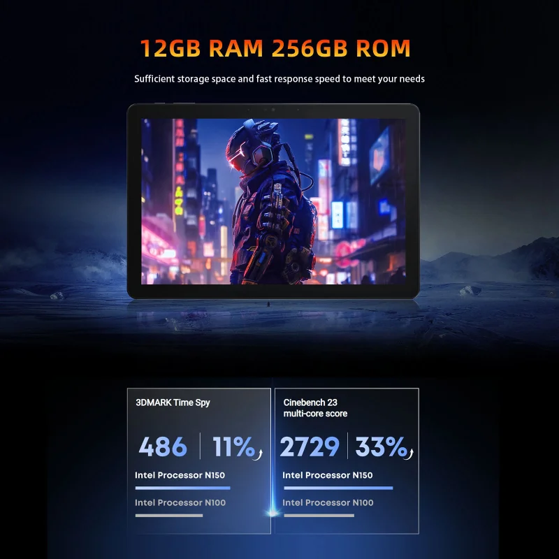 Wintouch SA11 Windows Tablet 10.95-inch IPS — in-use view