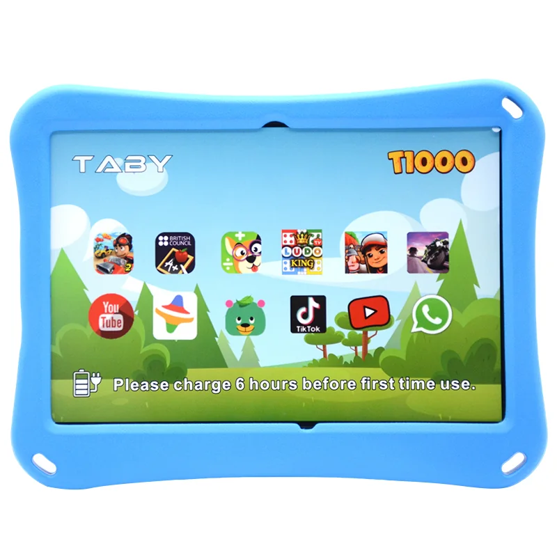 Wintouch T1000 Kids Tablet 10.1-inch IPS — in-use view