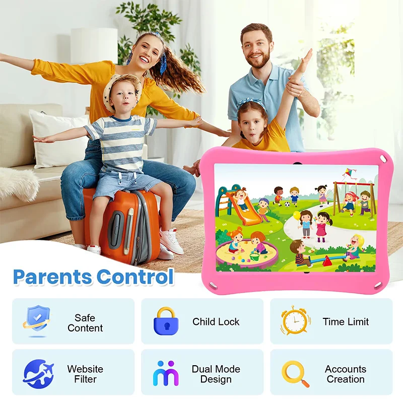 Wintouch T1000 Kids Tablet 10.1-inch IPS — accessories included