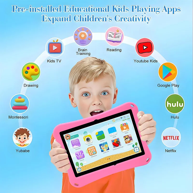 Wintouch T1000 Kids Tablet 10.1-inch IPS — connectivity and ports