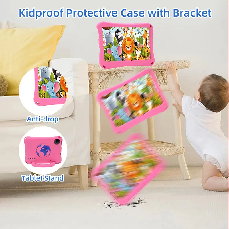 Wintouch T1000 Kids Tablet 10.1-inch IPS — in-use lifestyle