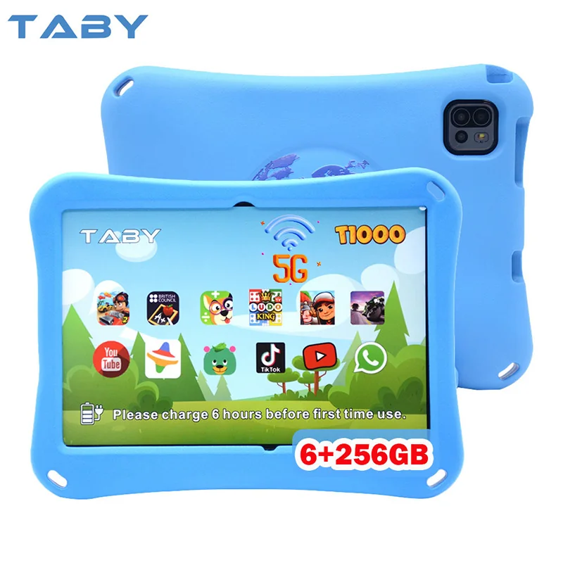 Wintouch T1000 Kids Tablet 10.1-inch IPS — back view