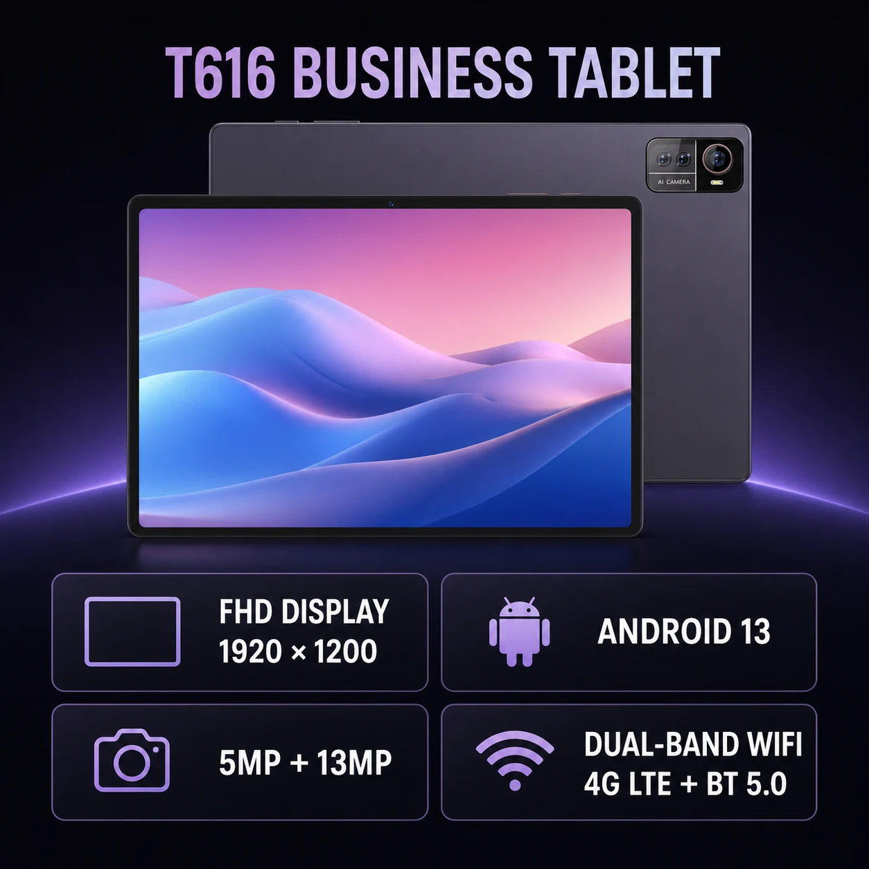 Wintouch T616 10.51-inch Business Tablet 10.51-inch IPS — display quality