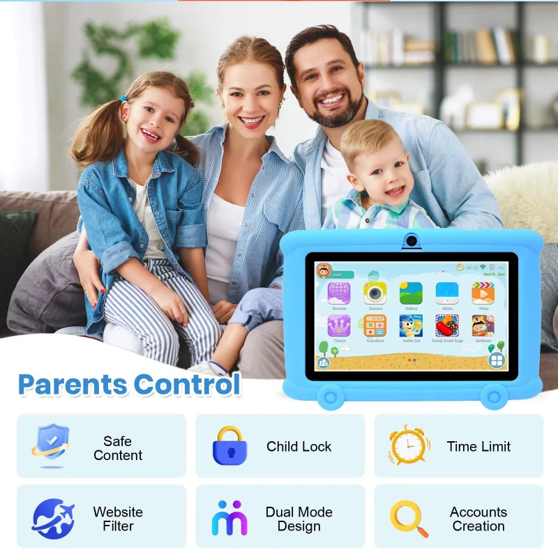 Wintouch T710 Kids Tablet 7-inch IPS — in-use lifestyle