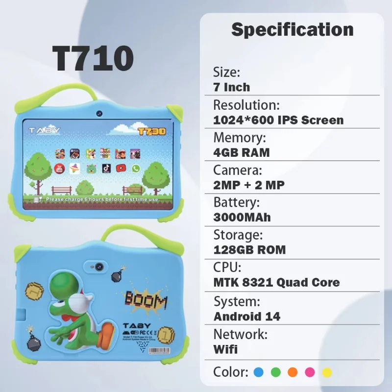 Wintouch T730 Kids Tablet 7-inch IPS — product overview
